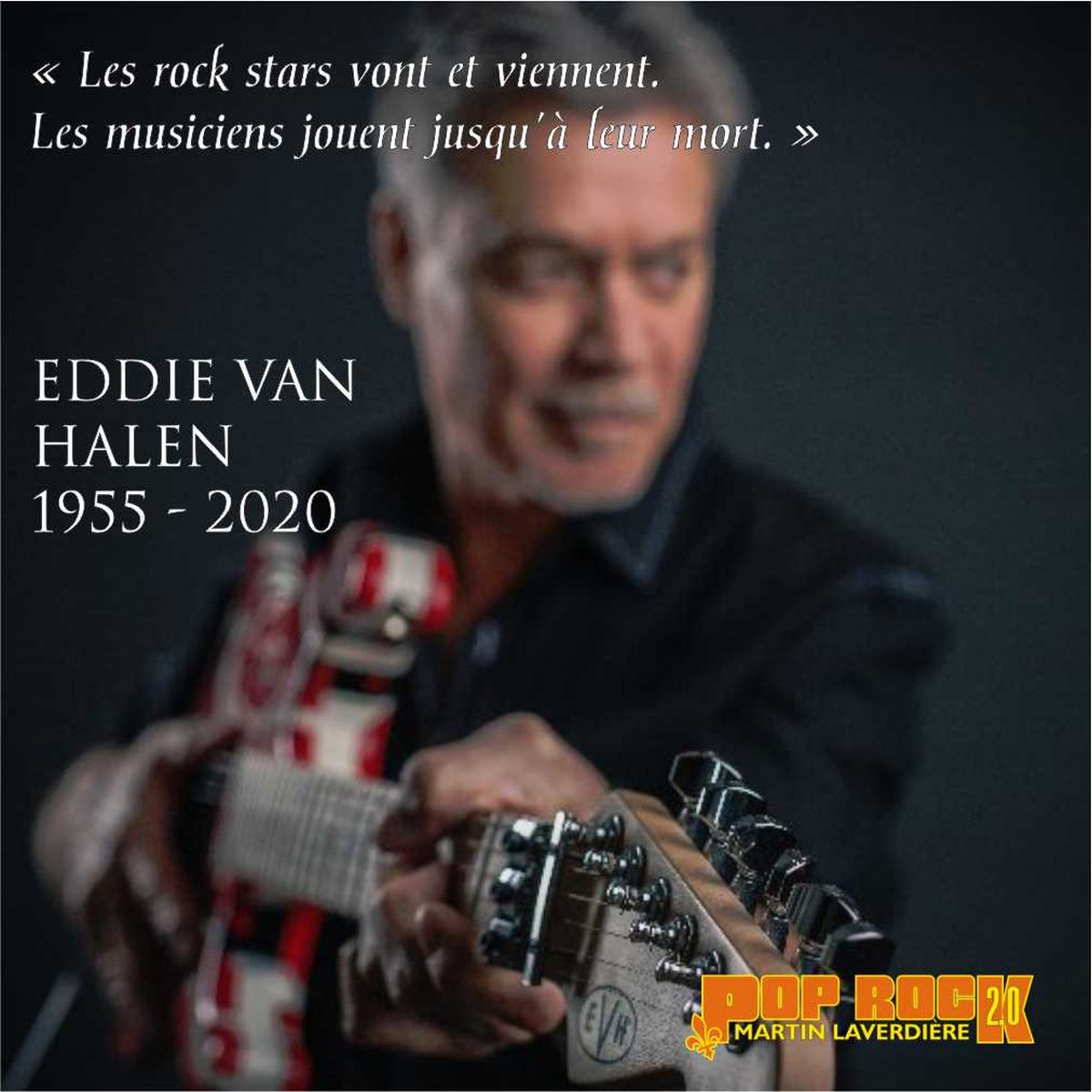 Le célèbre guitariste Eddie Van Halen s'éteint à 65 ans.